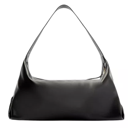 Bolsa AnaCapri Feminina Tiracolo Hobo Preta - Grande