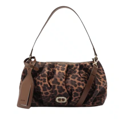 Bolsa AnaCapri Tiracolo Bag Charm Animal Print - Média