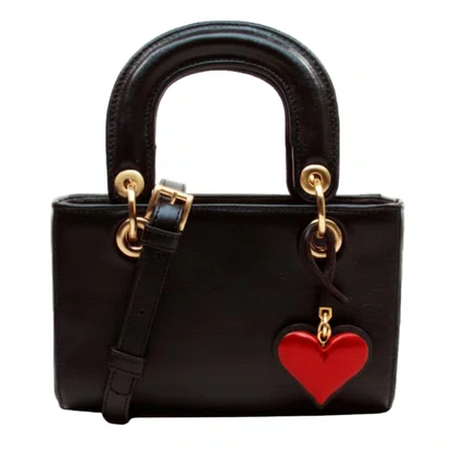 Bolsa Cecconello Feminina Preto Zoe Couro Pequena
