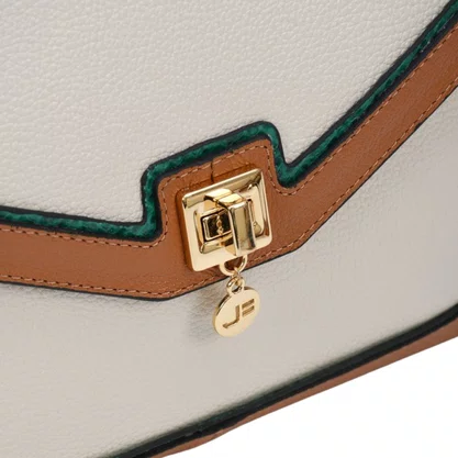 Bolsa Joge Bischoff Feminina Satchel Marrom Caramelo Cou