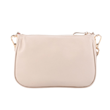Bolsa Jorge Bischoff Feminina Infinita Off White Couro