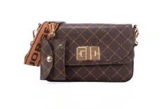 Bolsa Jorge Bischoff Feminina Mocca Amendoa - Pequena