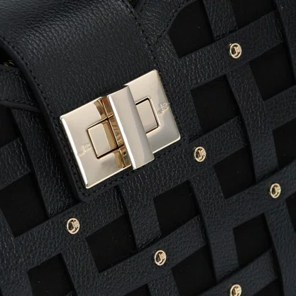 Bolsa Jorge Bischoff Feminina Tote Preto Couro - Grande 