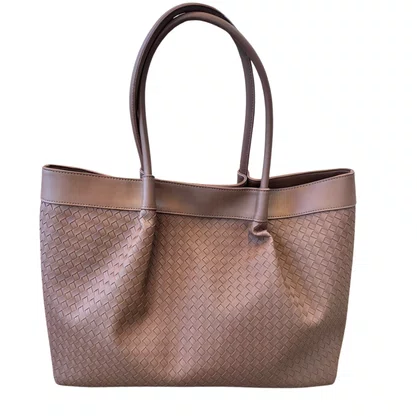 Bolsa Lança Perfume Feminina Shopping Marrom - Grande 