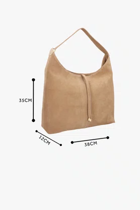 Bolsa Luiza Barcelos Feminina Hobo Fendi Couro Camurça 
