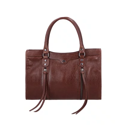 Bolsa Luiza Barcelos Feminina Marrom Couro - Grande
