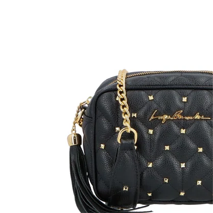 Bolsa Luiza Barcelos Feminina Matalassê Preta - Média