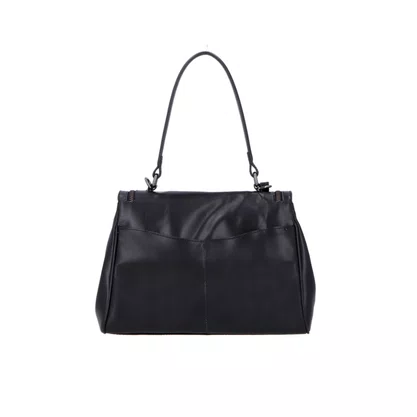 Bolsa Luiza Barcelos Feminina Preta Couro - Pequena 