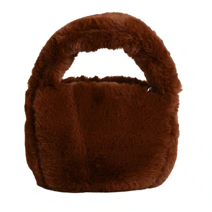 Bolsa Luiza Barcelos Hobo Feminina Dark Run Pelo