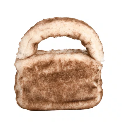 Bolsa Luiza Barcelos Hobo Feminina Natural Pelo