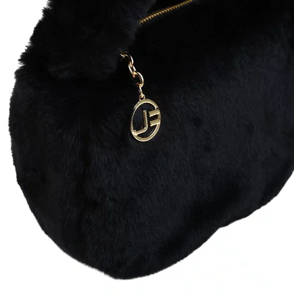 Bolsa Luiza Barcelos Hobo Feminina Natural Pelo