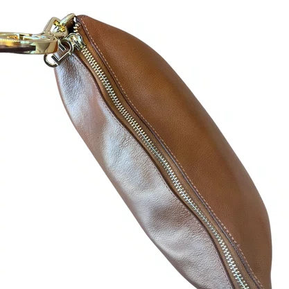 Bolsa Luz da Lua Feminina Ambar Couro - Média 