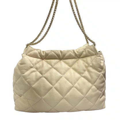 Bolsa Luz da Lua Feminina Matelassê Mafim Couro - Grande