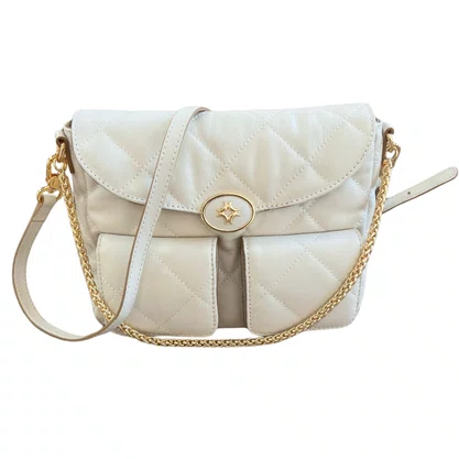 Bolsa Luz da Lua Feminina Matelassê Panna - Média 