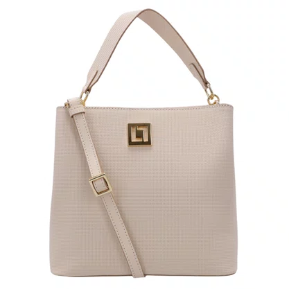 Bolsa Luz da Lua Feminina Panna Couro