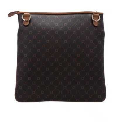 Bolsa Luz da Lua Feminina Tiracolo Média Monograma Mocca