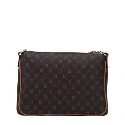 Bolsa Luz da Lua Feminina Tiracolo Monograma LL Mocca - Média 