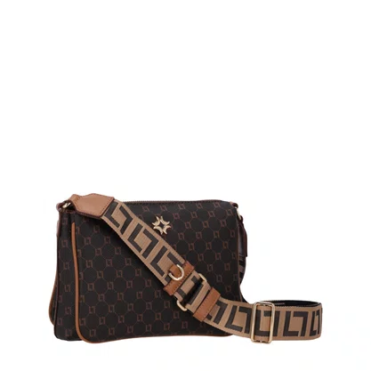 Bolsa Luz da Lua Feminina Tiracolo Monograma LL Mocca - Média 