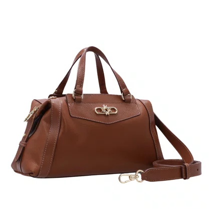 Bolsa Luz Da Lua Feminona Tote Média Vípera Âmbar Couro