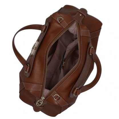 Bolsa Luz Da Lua Feminona Tote Média Vípera Âmbar Couro