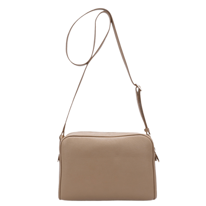 Bolsa Luz da Lua Latte Couro - Média
