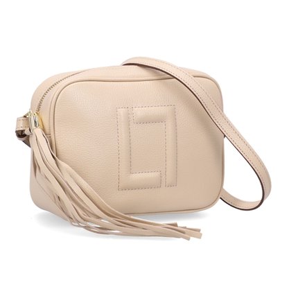 Bolsa Luz da Lua Latte Couro - Pequena 