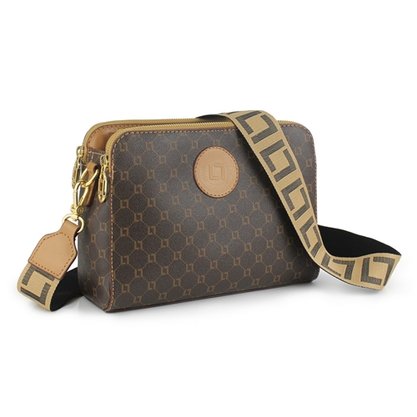 Bolsa Luz da Lua Monograma Mocca Amendoa - Pequena 