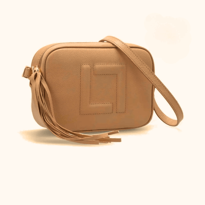 Bolsa Luz da Lua Sandalo Couro - Pequena 
