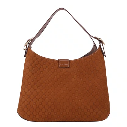 Bolsa Luz da Lua Tote Feminina Bison Caramelo Grande