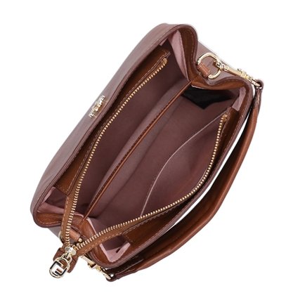 Bolsa Tote Luz da Lua Âmbar Couro - Média