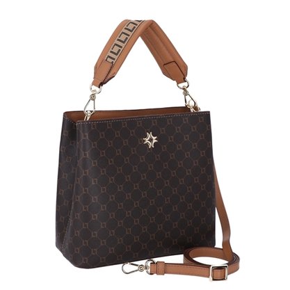 Bolsa Tote Luz da Lua Monograma Mocca - Média