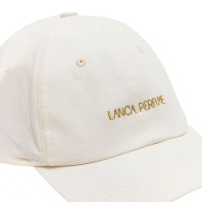 Boné Lança Perfume Feminino Aba Curva Off White