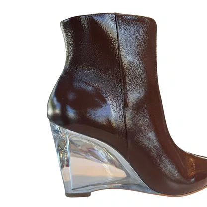 Bota Berti Maria Feminina Cano Baixo Java Couro