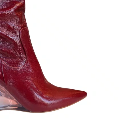 Bota Berti Maria Slouchy Feminina Rubbino Couro