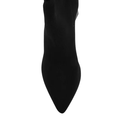 Bota Jorge Bischoff Feminina Vano Baixo Preta Knit