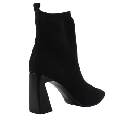 Bota Jorge Bischoff Feminina Vano Baixo Preta Knit