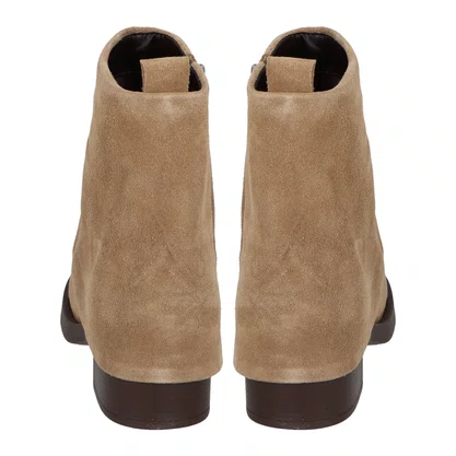 Bota Luiza Barcelos Feminina Cano Curto Sobreposto Fendi Couro Camurça