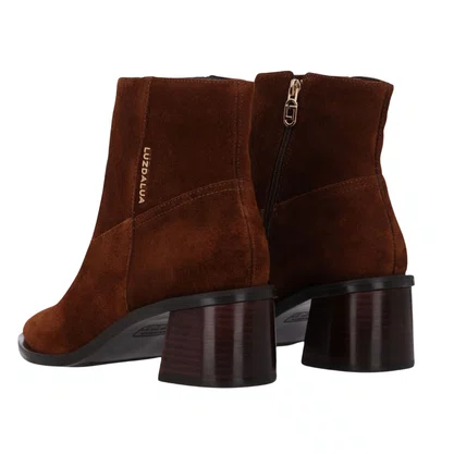 Bota Luz da Lua Feminina Cano Curto Trufa Couro