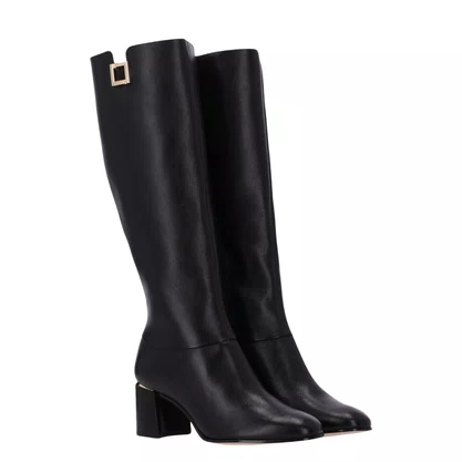 Bota Luz da Lua Feminina Cano Longo Preto Couro