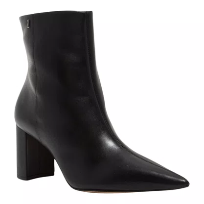Bota Santa Lolla Feminina Salto Bloco Preta Couro