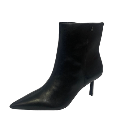 Bota Santa Lolla Preta Salto Fino Couro