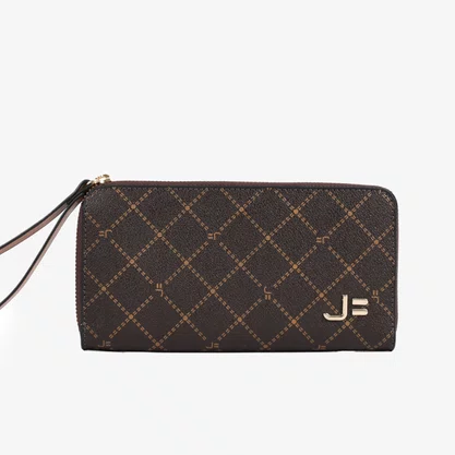 Carteira Jorge Bischoff feminina Café Amendoa