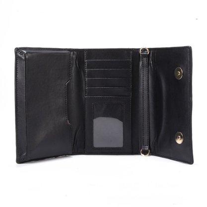 Carteira Jorge Bischoff Preto Dourado