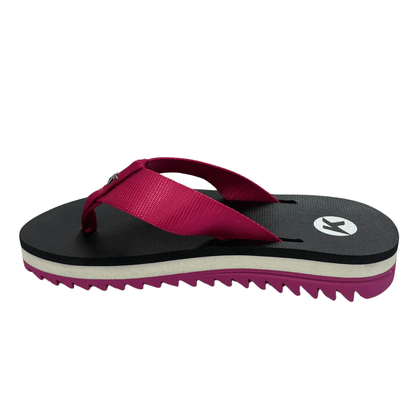 Chinelo Kenner Feminino Kyra Pink Preto Branco