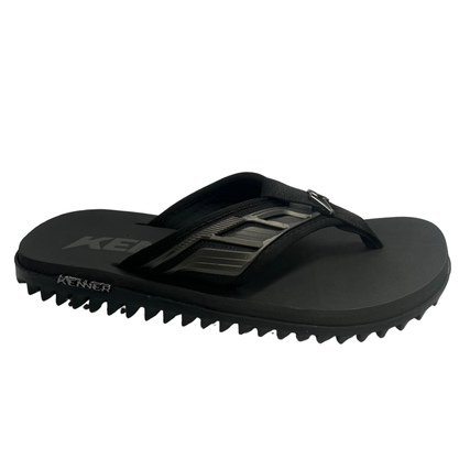 Chinelo Kenner Masculino Kivah Preto Chumbo