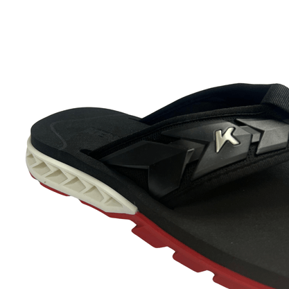 Chinelo Kenner Masculino Rakka Vermelho Branco Preto 