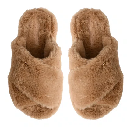 Chinelo Slide Jorge Bischoff Feminino Nude Pêlo