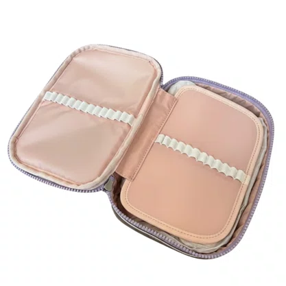 Kipling Estojo Silver Glow Metalico