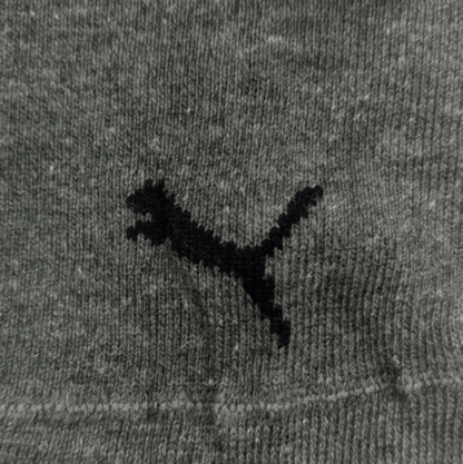 Kit 3 Pares Meia Sapatilha Puma Branca com Preta 