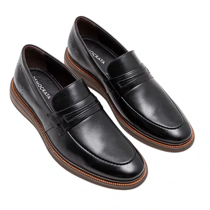 Loafer Democrata Masculino Metropolitan Bay Preto